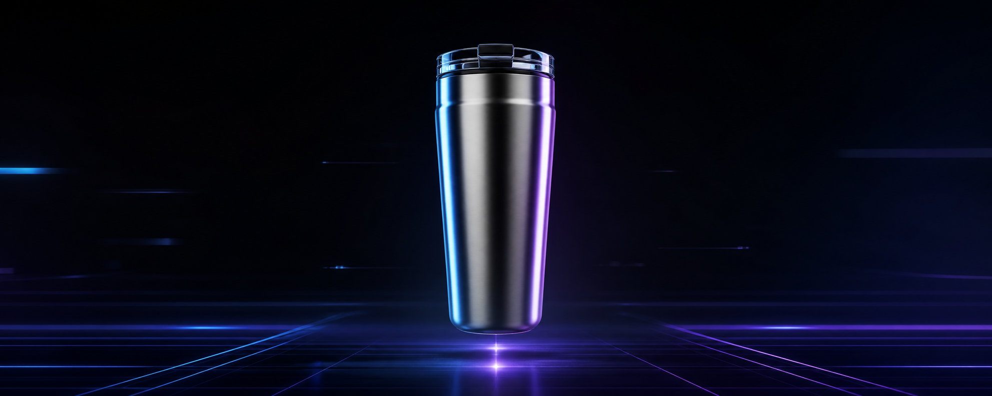 CyberFlasks premium hero product render