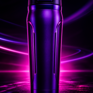 CyberFlasks Neon Drift AI-generated product render
