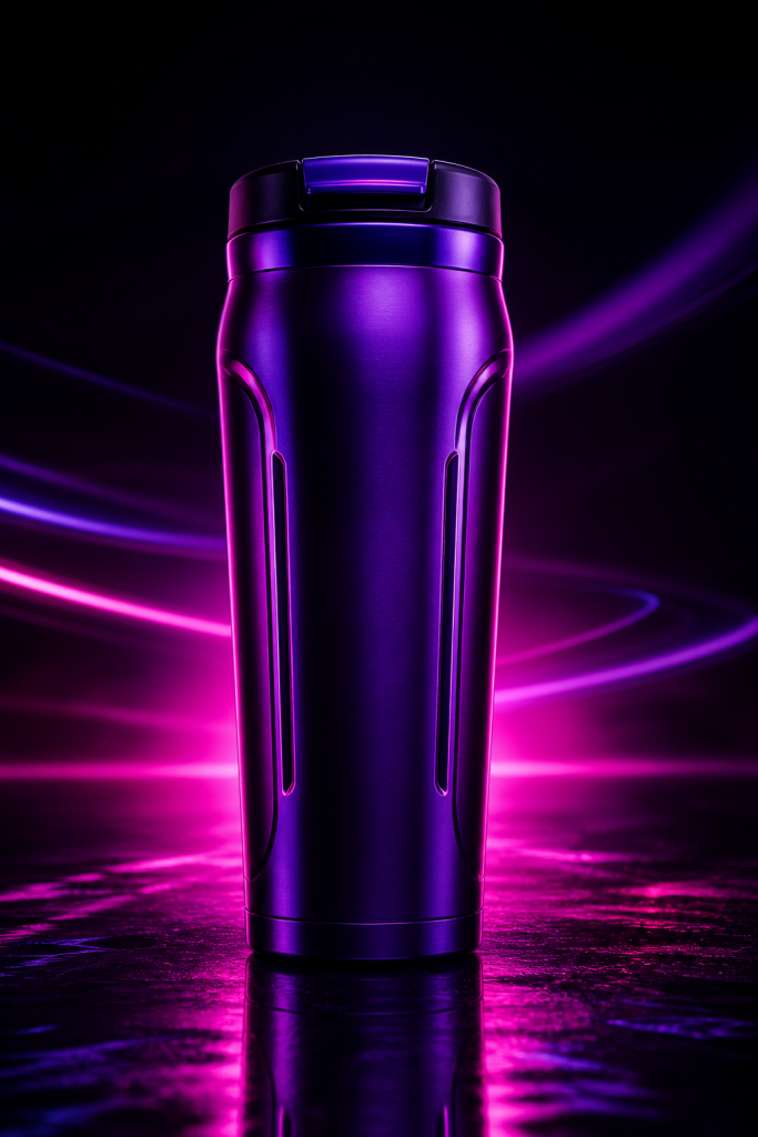 CyberFlasks Neon Drift product render
