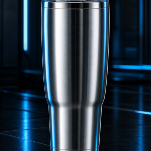 CyberFlasks Chrome Pulse product render