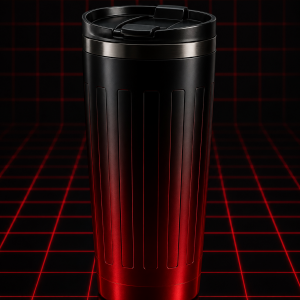 CyberFlasks Crimson Grid product render