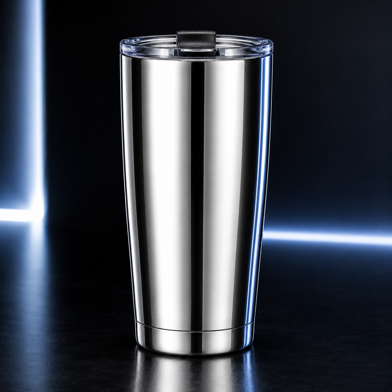 CyberFlasks Chrome Pulse product render