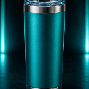 CyberFlasks Cyber Teal insulated tumbler product image